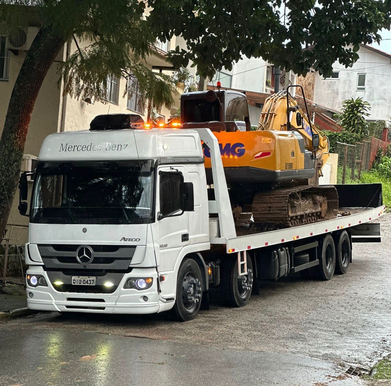 Transporte de máquinas pesadas